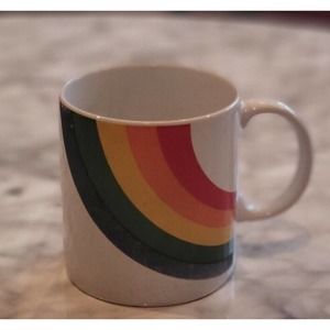 Vintage Rainbow Ceramic Coffee Cup Mug - FTD Pride Flag - Especially for You
